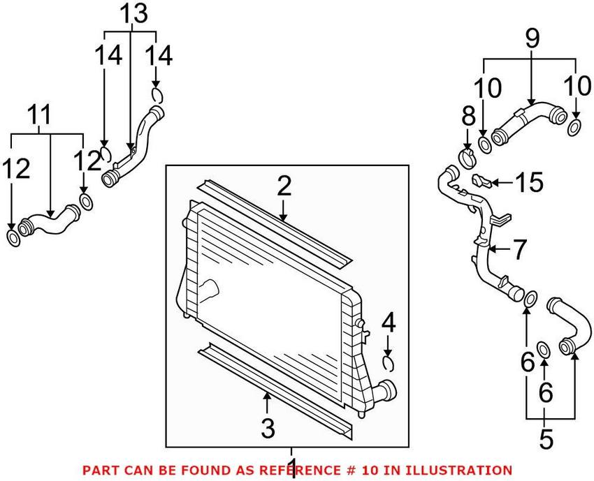 VW Hose Clamp - Adjustable (60-80x12) N10544401